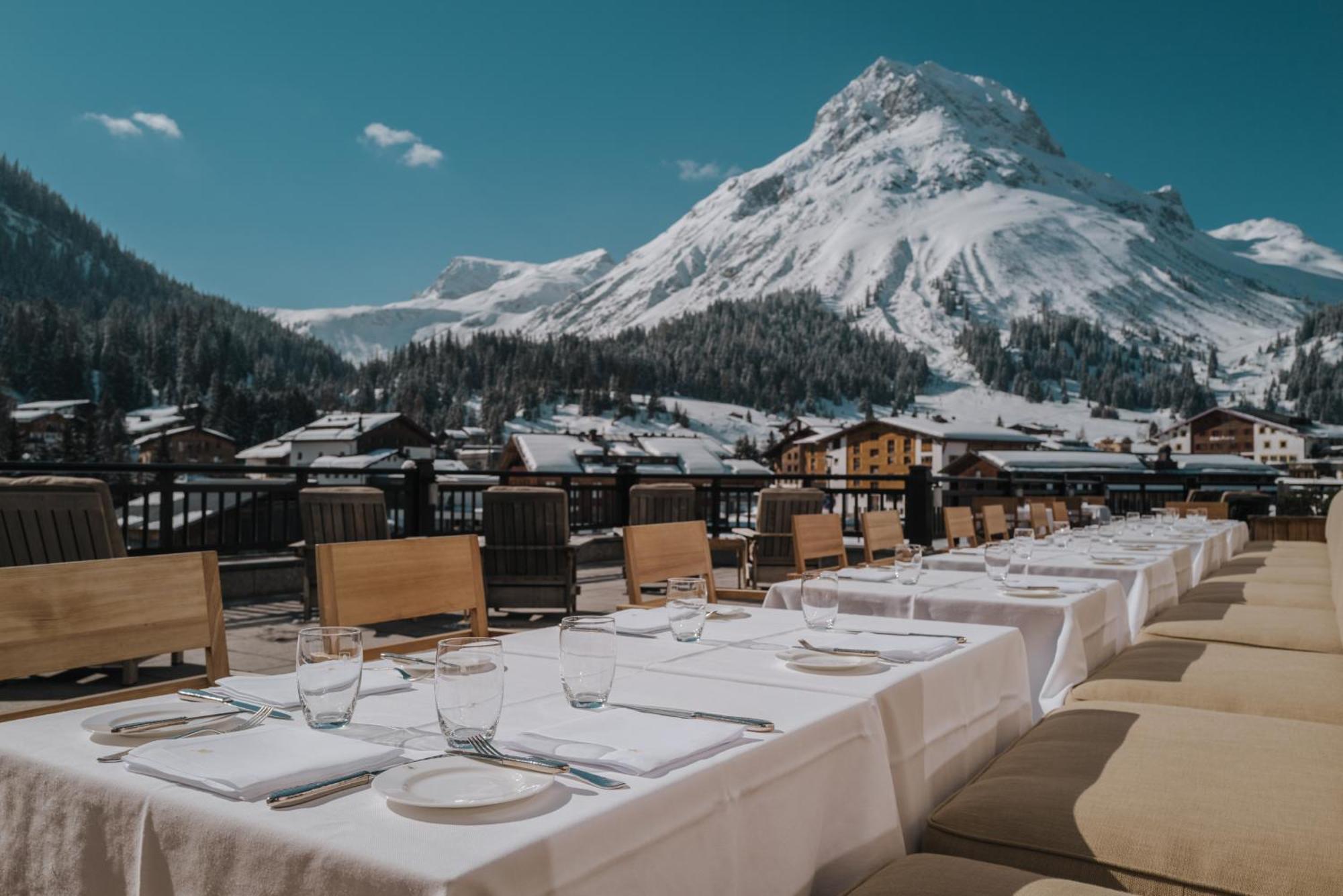 Hotel Almhof Schneider Lech Buitenkant foto